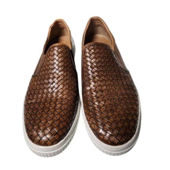 Johnston & Murphy Allister Leather Woven Slip On Sneakers Size 13M Men\'s Comfort main image 5